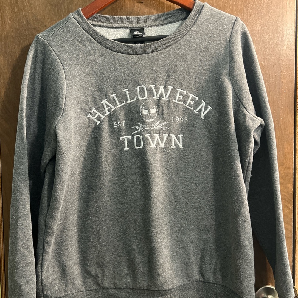 Gray Halloween Town Women's Sweater